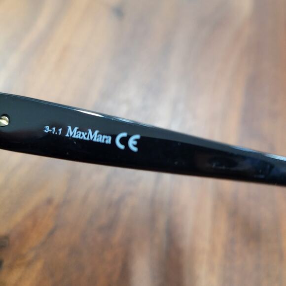 MaxMara MM0014 EMME 3 Butterfly Frame Sunglasses Black - Picture 5 of 11